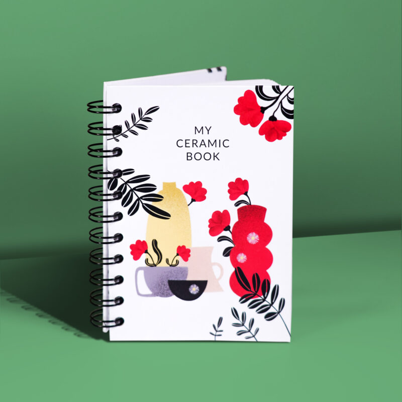 oprawa spiralowa - my ceramic book 2